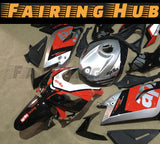 SILVER RED FAIRING KIT FOR APRILIA RS125 2006-2011