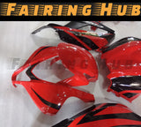 RED BLACK FAIRING KIT FOR HONDA CBR600RR F5 2007-2008