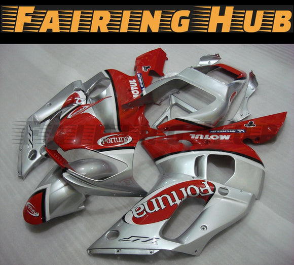SILVER RED FAIRING KIT FOR YAMAHA R6 1998-2002