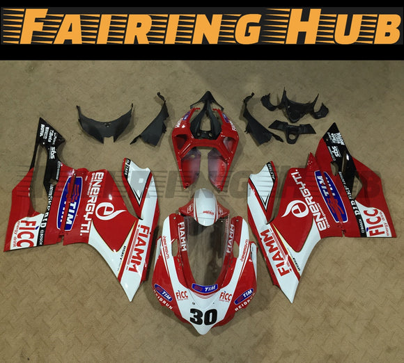RED FAIRING KIT FOR DUCATI PANIGALE 899 1199 2013-2015