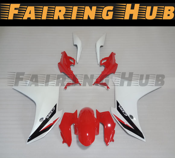 RED WHITE FAIRING KIT FOR HONDA CBR600F 2011-2013