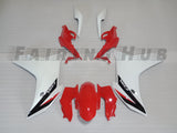 RED WHITE FAIRING KIT FOR HONDA CBR600F 2011-2013