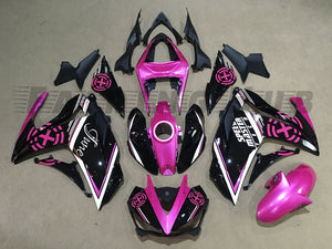 PINK BLACK FAIRING KIT FOR YAMAHA R3 2015-2018