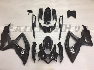 BLACK FAIRING KIT FOR SUZUKI GSXR600 GSXR750 2008-2010