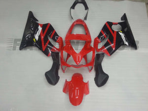 RED BLACK FAIRING KIT FOR HONDA CBR600F F4I 2001-2003