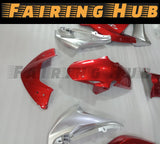 RED SILVER FAIRING KIT FOR HONDA CBR250R MC41 2011- 2014