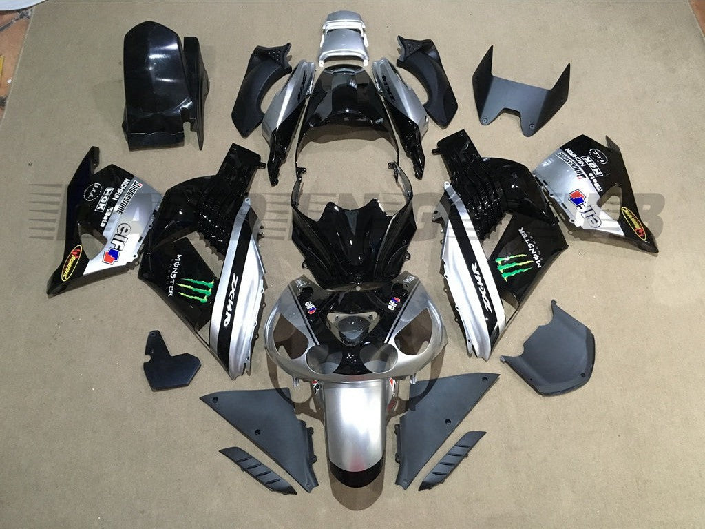 BLACK FAIRING KIT FOR KAWASAKI ZX-14R 2006-2011