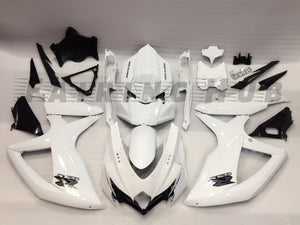 WHITE FAIRING KIT FOR SUZUKI GSXR600 GSXR750 2008-2010