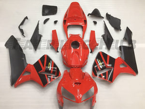 RED BLACK FAIRING KIT FOR HONDA CBR600RR F5 2005-2006