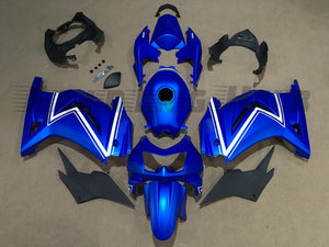 BLUE FAIRING KIT FOR KAWASAKI NINJA 250 EX250 2007-2013