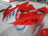 RED FIBERGLASS RACE FAIRING KIT FOR KAWASAKI ZX-6R 2007-2008