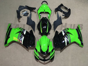 GREEN FAIRING KIT FOR KAWASAKI NINJA 250 EX250 2007-2013