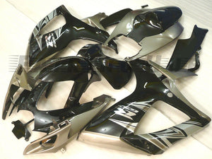 BLACK FAIRING KIT FOR SUZUKI GSXR600 GSXR750 2006-2007