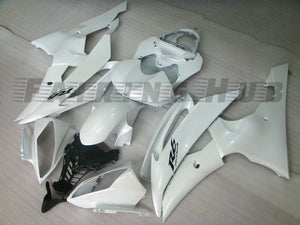 WHITE FAIRING KIT FOR YAMAHA R6 2008-2016