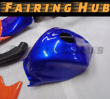 BLUE ORANGE FIBERGLASS RACE FAIRING KIT FOR SUZUKI GSXR600 GSXR750 2008-2010