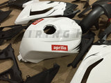 Black White Fairing Kit For Aprilia RS125 Fairing 03