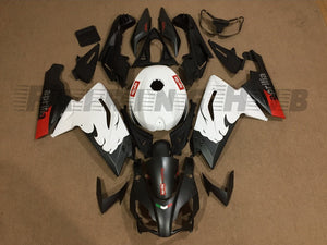 Black White Fairing Kit For Aprilia RS125 Fairing 08